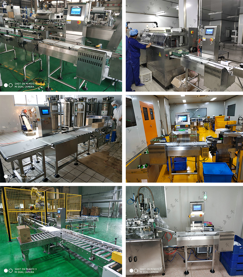 Assembly Line Dynamic 4-lines Multi-lane Checkweigher Weight Checker ...